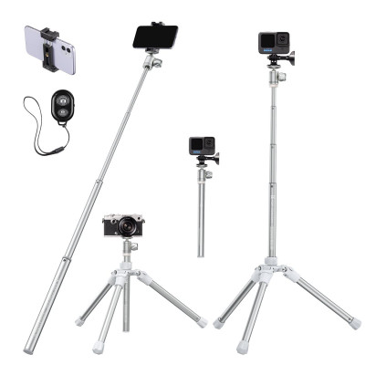 K&F E224A3+BH-18 Trepied Telefon Tub Excentric, Inaltime 36-170cm, Pliat 30cm, Greutate...