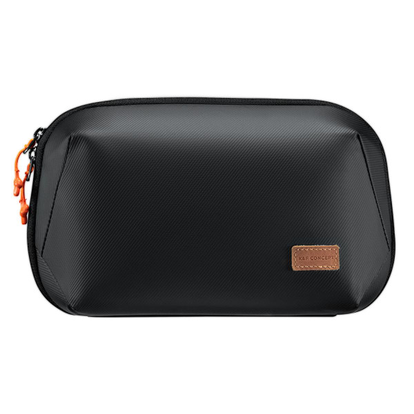 K&F Concept Alpha Sling 4L Geanta Depozitare Digitala, 23 Compartimente, Nailon Impermeabil, Deschidere 120 Grade, Greutate 250g
