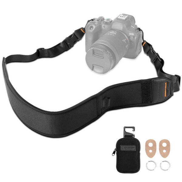 K&F Concept U04 Curea Gat Camera, Buzunar Detasabil, Catarama Siguranta UTX, Cordon Dyneema, Material Neopren
