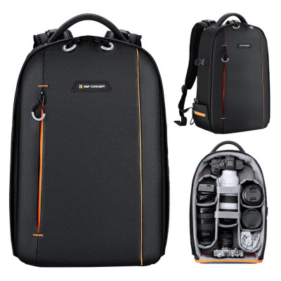 Avatar Shop|K&F Concept 15L Beta Rucsac Foto DSLR, Capacitate 15L, Greutate 950g, Husa de Ploaie Impermeabila, Deschidere 180 Grade|K&F Concept