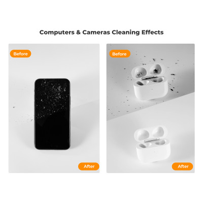 Avatar Shop|K&F Concept Kit Curatare 25-in-1, Pentru Laptop Tastatura Telefon Tableta Camera, Cu Suport Telefon si Tableta|K&F Concept