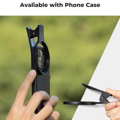 Avatar Shop|K&F Concept Clema Telefon cu Filet Universal 67mm, Montare Rapida Fara Scule, Design Clip Spate, Compatibil iPhone si Samsung,|K&F Concept