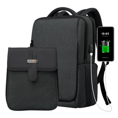 Avatar Shop|K&F Concept Beschoi Rucsac Laptop 15.6 Inch, Capacitate 18L, Rezistent la Apa IPX-6, Anti-Furt, Incarcare USB|K&F Concept