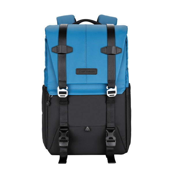 K&F Concept Beta Backpack Rucsac Foto 20L, Compartiment Laptop 15.6 Inch, Nylon 900D, Husa de Ploaie, Albastru si Negru