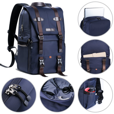 Avatar Shop|K&F Concept Rucsac Foto Dual Shoulders pentru Calatorie, Material 840D Impermeabil, Captuseala Poliester Twill, Compartiment|K&F Concept