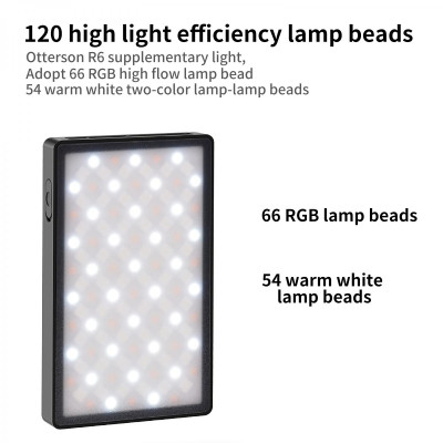Avatar Shop|K&F Concept Lampa LED RGB de Umplere, 2500K-8500K, CRI Peste 97, Baterie 3200mAh, 12 Efecte de Culoare, Montura 1/4|K&F Concept