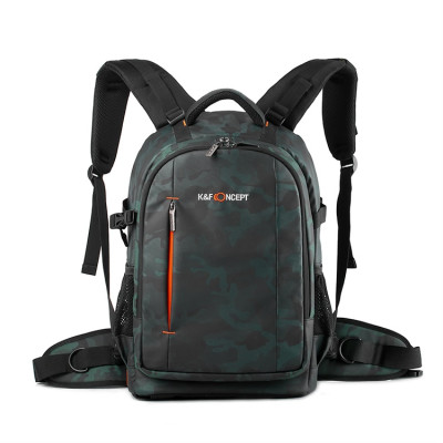 Avatar Shop|K&F Concept Rucsac Foto Camera, Capacitate 26L, 2 Camere + 6 Obiective, Compartiment Laptop 12.8 Inch, Nailon 900D Waterproof|K&F Concept