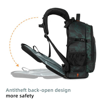 Avatar Shop|K&F Concept Rucsac Foto Camera, Capacitate 26L, 2 Camere + 6 Obiective, Compartiment Laptop 12.8 Inch, Nailon 900D Waterproof|K&F Concept
