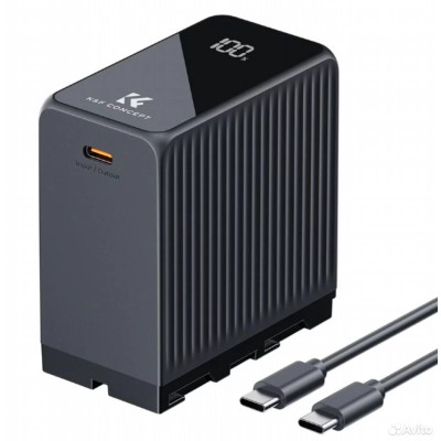 K&F Concept NP-F970 Acumulator Incarcare Directa, 10500mAh, Display OLED Touch, USB-C...