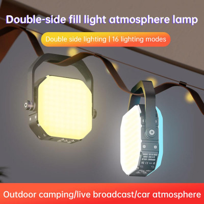 Avatar Shop|K&F Concept Lampa Video LED RGB Portabila, CRI 95+, 2500K-9000K, 2000mAh, Bidirectionala, Senzor Sunet|K&F Concept