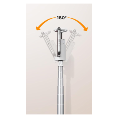 Avatar Shop|K&F Concept X96 Trepied Selfie Stick, Extensibil 175cm, Telecomanda Bluetooth 9 Butoane, Rotatie 360°/180°, Greutate 376g|K&F Concept