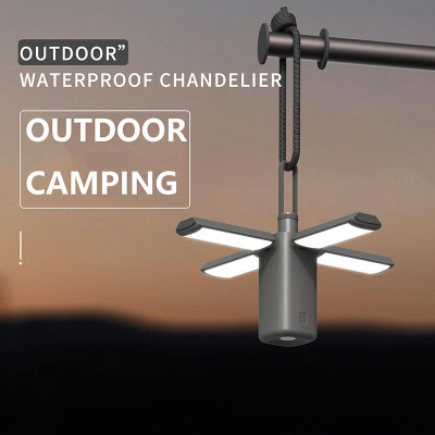 Avatar Shop|K&F Concept XZ-08 Lanterna Camping LED, Pliabila cu 4 Foi, 4 Moduri de Lumina, Baterie 8000mAh, Functie Powerbank|K&F Concept
