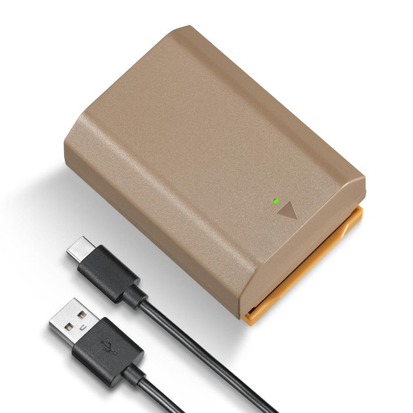 K&F Concept NP-FZ100 Baterie Camera, 2280mAh, Incarcare Type C, Compatibila Sony, Indicator LED