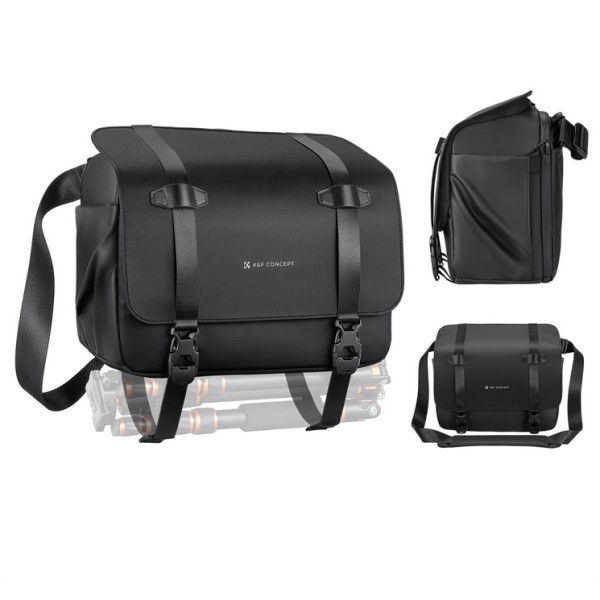 K&F Sling Bag 10L U10 Geanta Foto, Capacitate 10L, Divizoare Personalizabile, Buzunar Laptop 13 Inch, Spatiu Trepied