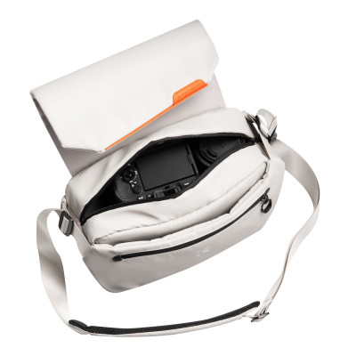 Avatar Shop|K&F Concept Urban Wander 14 Geanta Sling 10L, Alba, Rezistenta la Apa, Compartimente Ajustabile, 0.81kg|K&F Concept