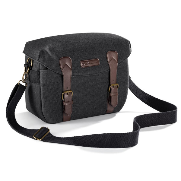 K&F Urban Wander 06 Geanta Foto Sling, Capacitate 10L, Gri Inchis, Compartiment DSLR, Curea Ajustabila, Inchidere Magnetica
