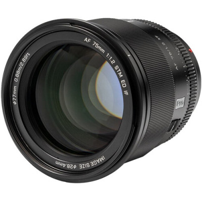 Avatar Shop|Viltrox AF 75mm F1.2 Pro Obiectiv, Montura Sony E, Autofocus STM, Diafragma f/1.2, Rezistent la Intemperii, 3 Elemente ED|Viltrox