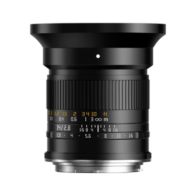 Avatar Shop|TTArtisan 14mm F2.8 Obiectiv Manual, Montura Canon RF, Full Frame, Diafragma F2.8-F16, Unghi 114°, Diametru Filtru 77mm|TTArtisan