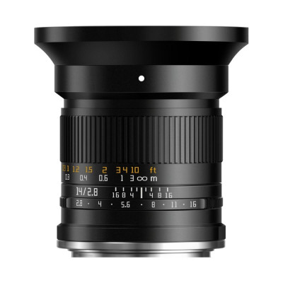 Avatar Shop|TTArtisan 14mm F2.8 Obiectiv Manual, Montura Nikon Z, Full Frame, Unghi 114°, Diametru Filtru 77mm, Negru|TTArtisan