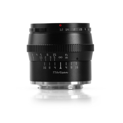 Avatar Shop|TTArtisan APS-C 50mm F1.2 Obiectiv Foto Canon EOS-M, Diafragma F1.2-F16, Focus Manual, 10 Lamele Diafragma, Filtru 52mm|TTArtisan