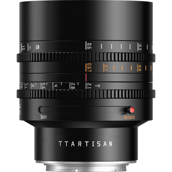 TTArtisan Cine 85mm T2.1 Obiectiv Cine, Montura Nikon Z, Bokeh Dual Mod, Diafragma 11 Lamele, Filet 82mm