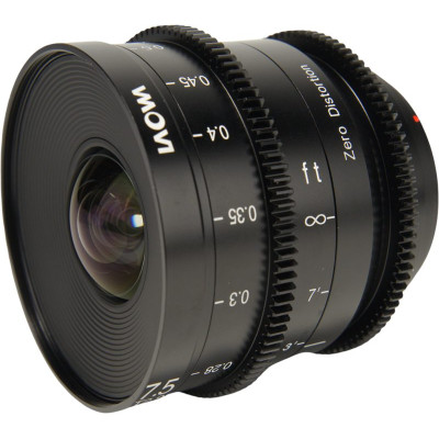 Avatar Shop|Laowa 7.5mm T2.9 Zero-D S35 Cine, Obiectiv Cinema, Montura Fuji X, Unghi Ultra Larg, Diafragma T2.9, Constructie Metalica|LAOWA