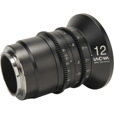 Avatar Shop|Laowa 12mm T2.9 Zero-D Cine, Obiectiv Cinema, Montura Canon RF, Marcaje in Feet|LAOWA