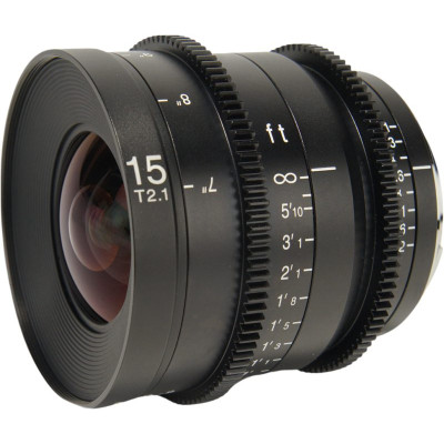 Avatar Shop|Laowa 15mm T2.1 Zero-D Cine Lens, Montura Canon RF, Diafragma T2.1, Distorsiune Minima Zero-D, Scala Focus in Picioare|LAOWA