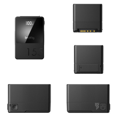 Avatar Shop|SmallRig 3581 V-Mount Battery Mini VB155, Capacitate 155Wh, Incarcare USB-C PD 65W, Afisaj OLED, Interfete Multiple|SmallRig