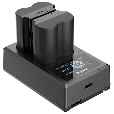 Avatar Shop|SmallRig 3822 NP-W235 Kit Baterie si Incarcator, 2x Baterii, Incarcator Dublu, USB-A/USB-C, Compatibil Fujifilm|SmallRig