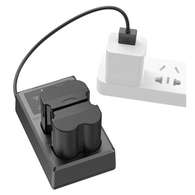 Avatar Shop|SmallRig 3822 NP-W235 Kit Baterie si Incarcator, 2x Baterii, Incarcator Dublu, USB-A/USB-C, Compatibil Fujifilm|SmallRig