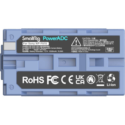 Avatar Shop|SmallRig 4267 Baterie Camera NP-F970, Reincarcabila USB-C, 10500mAh, Protocol PD 3.0, Iesire USB-A|SmallRig