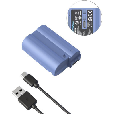 Avatar Shop|SmallRig 4332 Baterie Camera EN-EL15c, USB-C Reincarcabila, 2400mAh 7.2V, Compatibila Nikon|SmallRig