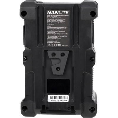 Avatar Shop|Nanlite BT-V-26V489 Baterie V-Mount 26V 489Wh, IP54, Iesire 20A, Dual D-Tap 25.2V/10A, Pentru Forza II/B 300/500/720|Nanlite