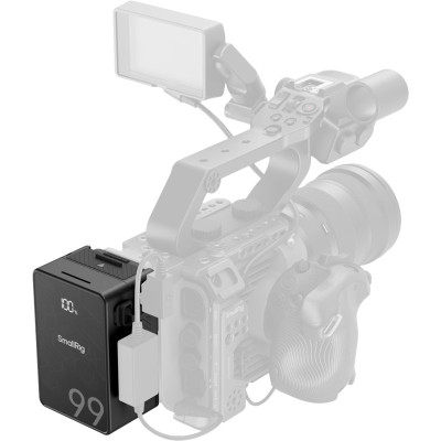 Avatar Shop|SmallRig 4608 V-Mount Baterie Mini VB99 SE, Capacitate 14.54V 6.8Ah 99Wh, Ecran OLED, Incarcare Rapida PD 65W, USB-C, D-Tap|SmallRig