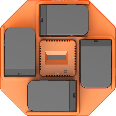 Avatar Shop|SmallRig 4834 Incarcator Baterii NP-F970, 4 Canale, Kit 4 Baterii 7800mAh, Input 100W, Ecran OLED|SmallRig