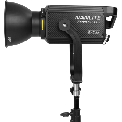 Avatar-Shop|Nanlite Forza 500B II Kit 2 Lampi LED Bi-Color, Putere 580W, CCT 2700K-6500K, Ajustare G/M, Control Unit si  Trolley Case|Nanlite