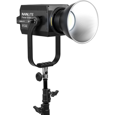 Avatar-Shop|Nanlite Forza 500B II Kit 2 Lampi LED Bi-Color, Putere 580W, CCT 2700K-6500K, Ajustare G/M, Control Unit si  Trolley Case|Nanlite