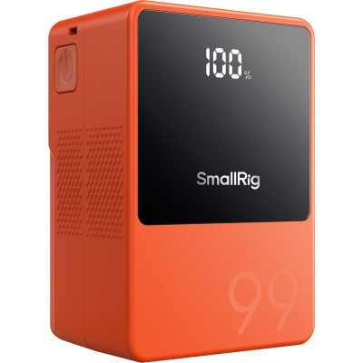 SmallRig 4929 V-Mount Battery Mini VB99, Portocaliu, 14.54V 6800mAh 98.872Wh, Incarcare...
