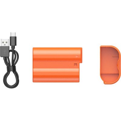 Avatar Shop|SmallRig 4966 EN-EL15c USB-C, Baterie Reincarcabila pentru Aparat Foto, Portocaliu, 2400mAh, Incarcare USB-C 5V 2.2A|SmallRig