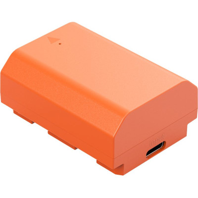 Avatar Shop|SmallRig 4969 NP-FZ100 USB-C Baterie Reincarcabila, Portocaliu, Capacitate 2400mAh, Incarcare USB-C 5V 2.2A, Compatibila Sony|SmallRig