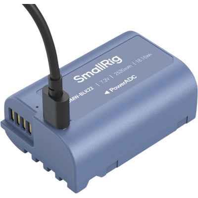 Avatar Shop|SmallRig 4906 Baterie DMW-BLK22, Reincarcabila USB-C, 2400mAh, 7.2V, Compatibila Panasonic LUMIX|SmallRig