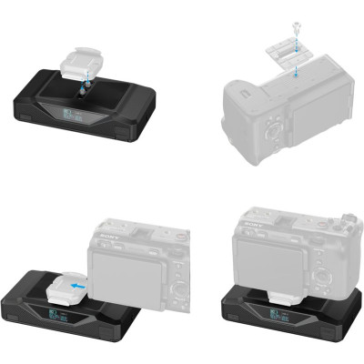 Avatar Shop|SmallRig 4826 CB75 Camera Base Battery, Baterie cu Placa de Baza, Capacitate 73.8Wh, Incarcare Rapida 65W, 2x D-Tap, 2x USB-C|SmallRig