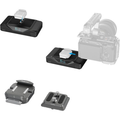 Avatar Shop|SmallRig 4826 CB75 Camera Base Battery, Baterie cu Placa de Baza, Capacitate 73.8Wh, Incarcare Rapida 65W, 2x D-Tap, 2x USB-C|SmallRig
