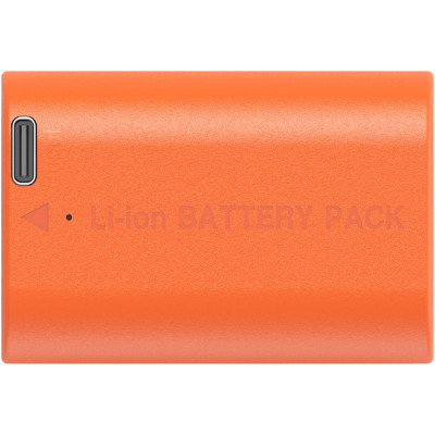 Avatar Shop|SmallRig 5407 Baterie Camera LP-E6P, Incarcare USB-C, Capacitate 2520mAh, Compatibil Canon, Portocaliu|SmallRig
