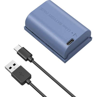 Avatar Shop|SmallRig 5406 Baterie Camera Canon LP-E6P, Incarcare USB-C, Capacitate 2520mAh, Cip Complet Decodat|SmallRig