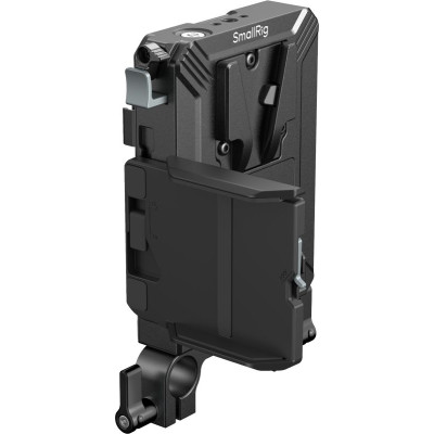 Avatar Shop|SmallRig 5226 Kit Placa Montare Baterie V-Mount, Pentru Tije LWS 15mm, USB-C 65W PD, D-Tap, Protectie Ecran LCD|SmallRig