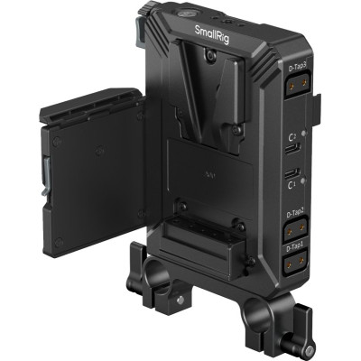 Avatar Shop|SmallRig 5226 Kit Placa Montare Baterie V-Mount, Pentru Tije LWS 15mm, USB-C 65W PD, D-Tap, Protectie Ecran LCD|SmallRig