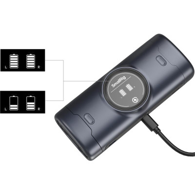 Avatar Shop|SmallRig 5695 Kit Incarcator Portabil, 2x Baterii LP-E6P, 2520mAh, USB-C 18W, Dual-Channel, Compatibil Canon EOS R5 II|SmallRig