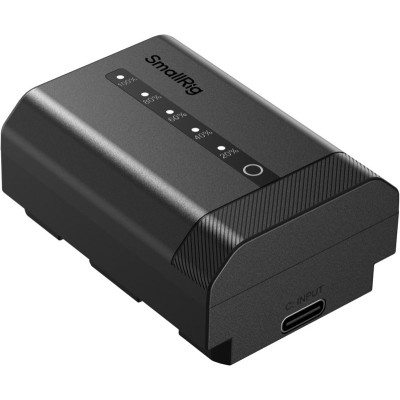 Avatar Shop|SmallRig 5297 Baterie USB-C pentru Sony NP-FZ100, Afisaj LED Nivel Incarcare, 2600mAh, Incarcare Rapida|SmallRig